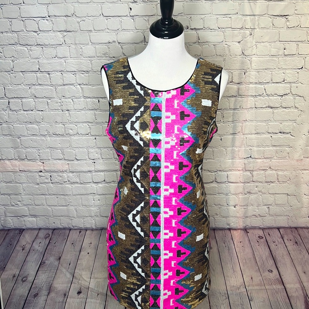 Sz Medium 100% sequin dress—PERFECT for TSwift!